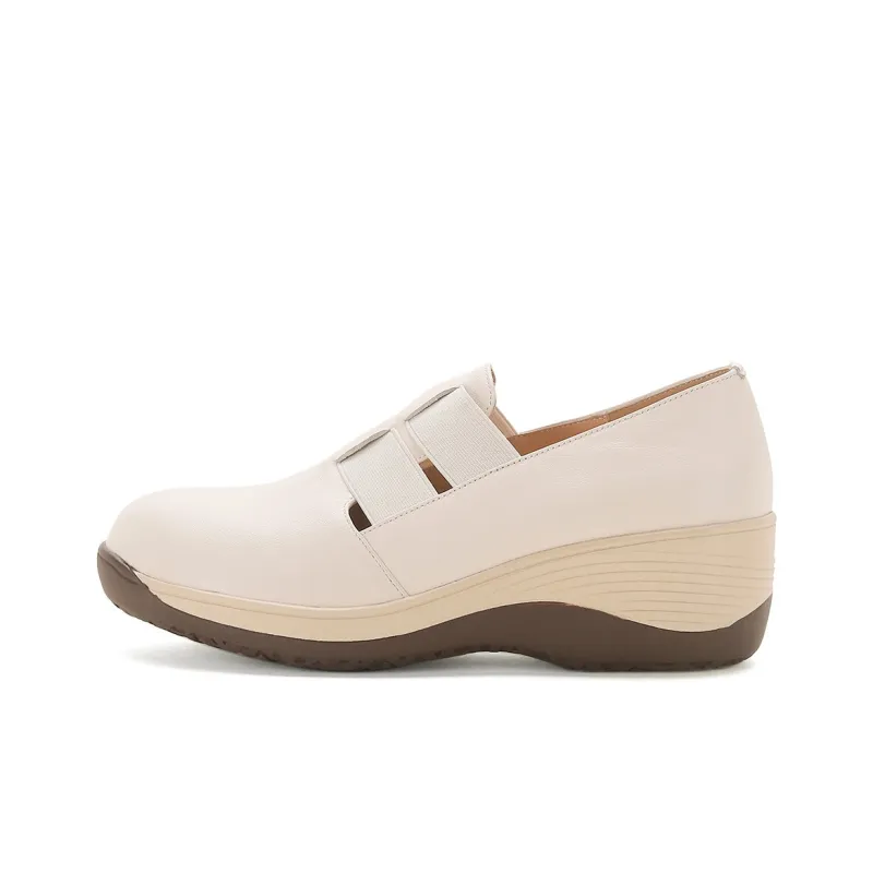 PIERCE GENTRY Loafers Women's Black/Beige/Yellow-7