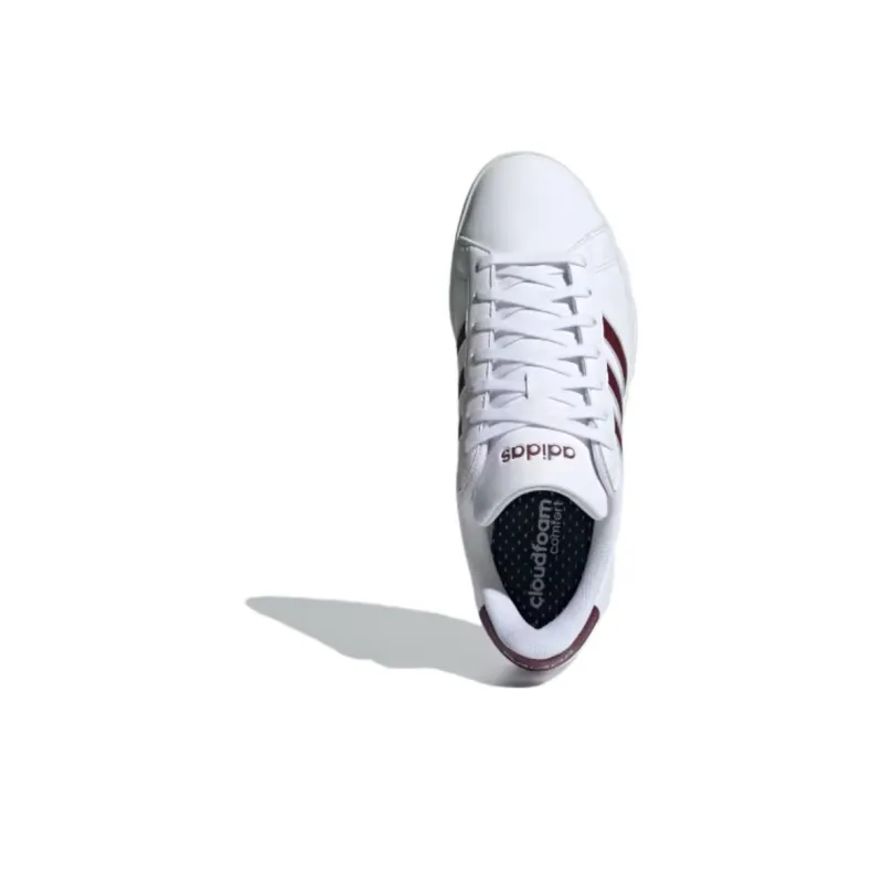 Adidas Grand Court Cloud White Shadow Red Grey Two-4