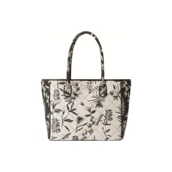 VANESSA HOGAN Lingge Series Fabric Handbag Tote Bag Shoulder Bag Regular Women's Black
