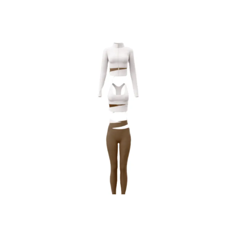 SINGLELADY Yoga Sets Unisex Black Purple Blue White-3