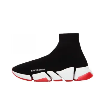 Balenciaga Speed 2.0 Bicolor Transparent Red Sole Women's