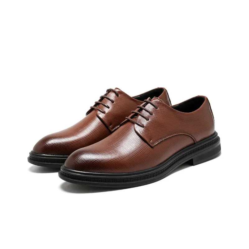 ZUWUDONG Dress Shoes Men Low Top Black, Brown-16
