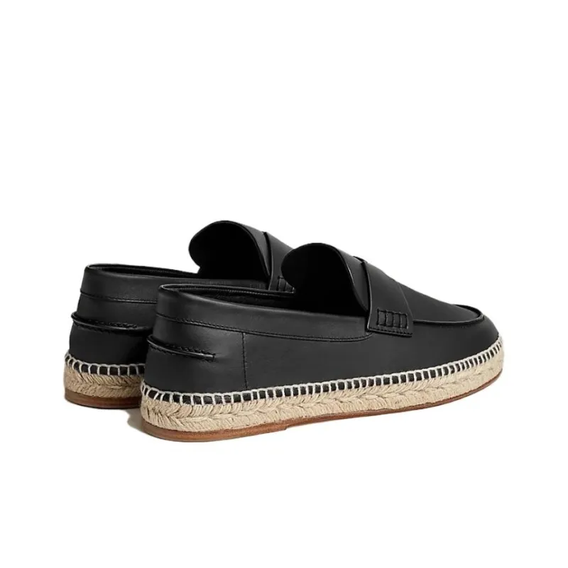 HERMES Espadrilles Men Black-3