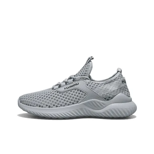 HUANQIU Casual Shoes Men Low-Top Gray