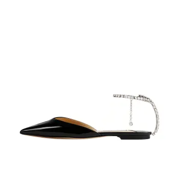Jimmy Choo Saeda Crystal embellished Ballerina Shoes