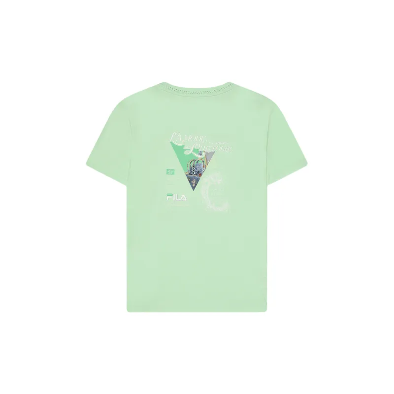 FILA T Shirts Women's Dynamic Green-1