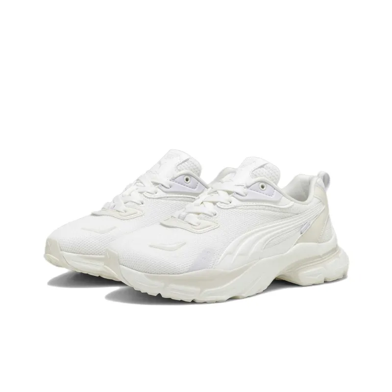 PUMA Phlox Tonal Cushioning, Slip Resistant, And Abrasion Resistant Low Top Running Shoes Women's White-2