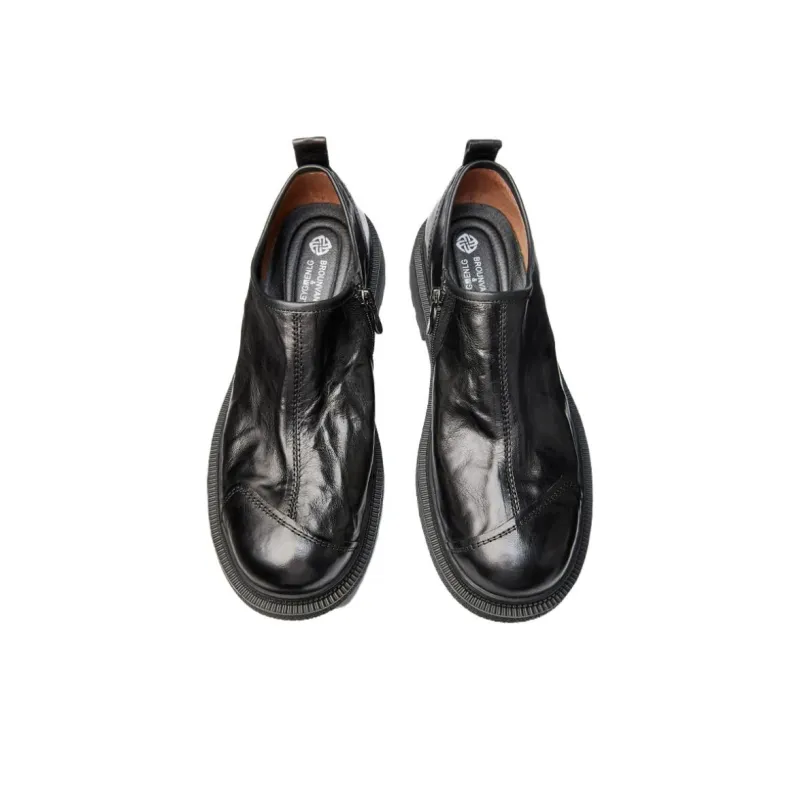 Brounvanm Casual Shoes Men's Black-6