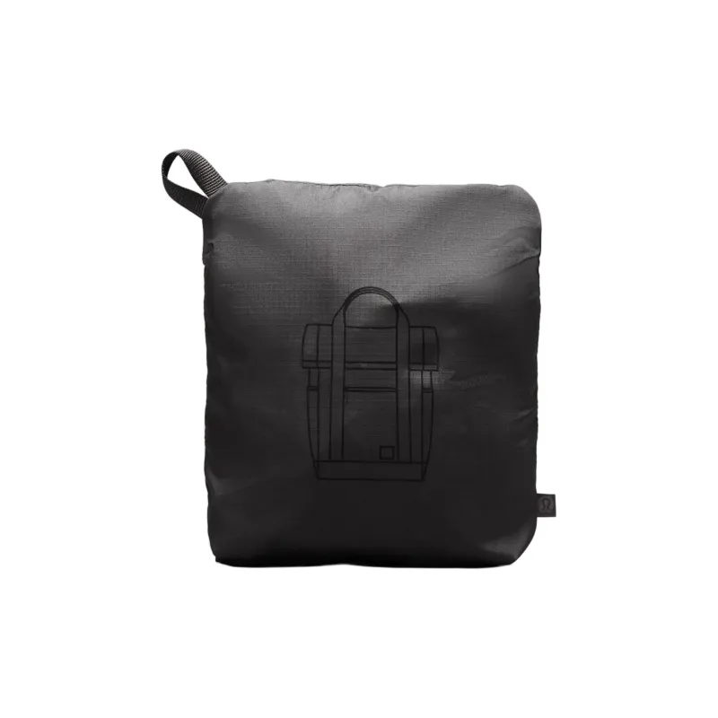 Lululemon Packable Polyester Backpack Handbag Unisex Smoke Gray & Lichen Lime & Black-4