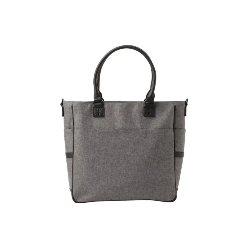 Beams Polyester Bonded Synthetic Leather Shoulder Bag Crossbody Bag Handbag Men's Charcoal Gray/Black-2
