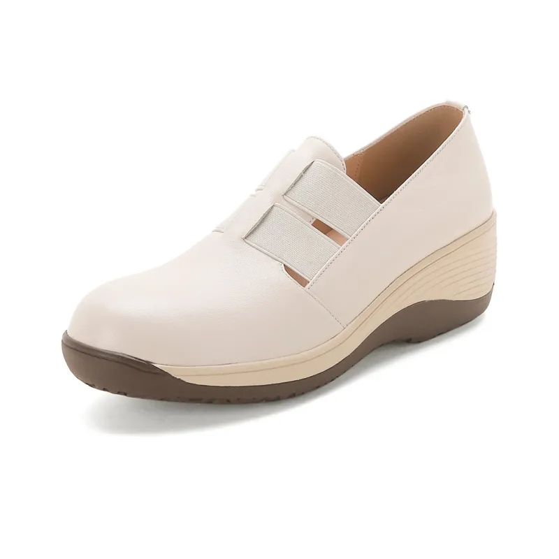 PIERCE GENTRY Loafers Women's Black/Beige/Yellow-8