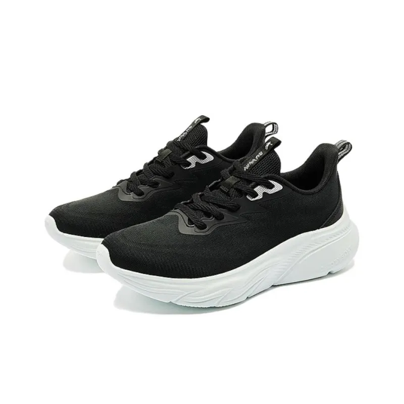 QIAODAN Yuebu 2.0 Durable Breathable Low Top Q COZY SOFT Running Shoes Women's Black White-2
