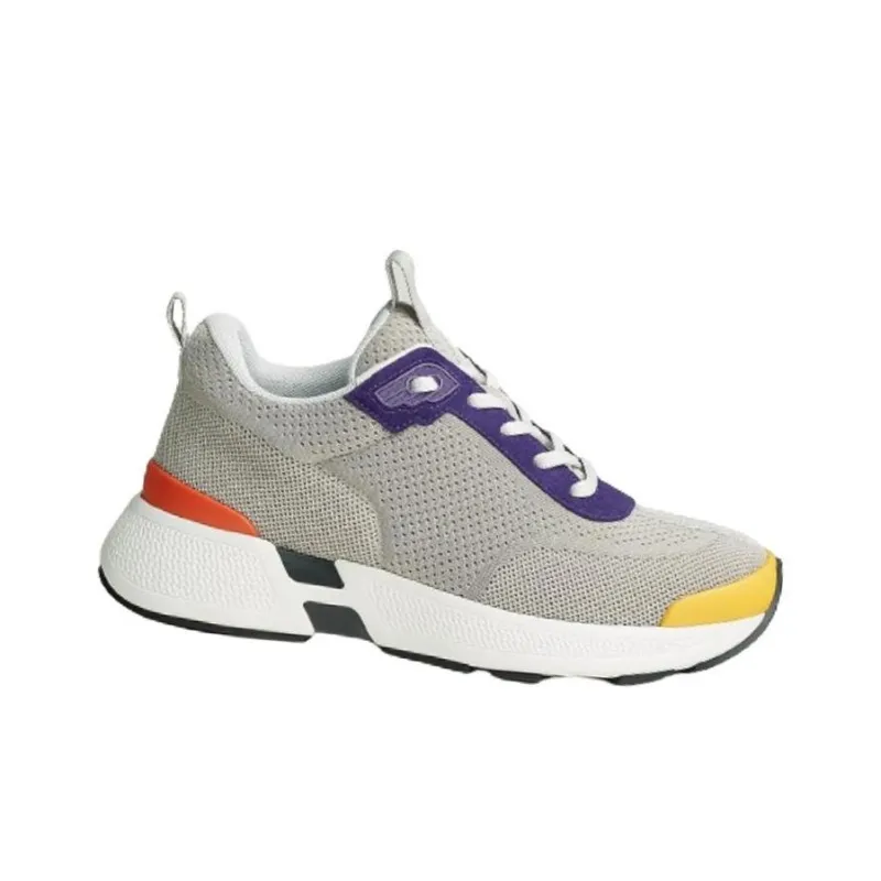 HERMES Heros Low Top Casual Shoes Women's Light Gray-1