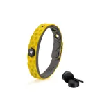 Diamond Yellow Bracelet with Lightning Black Buckle (Black Aluminum Box Packaging)