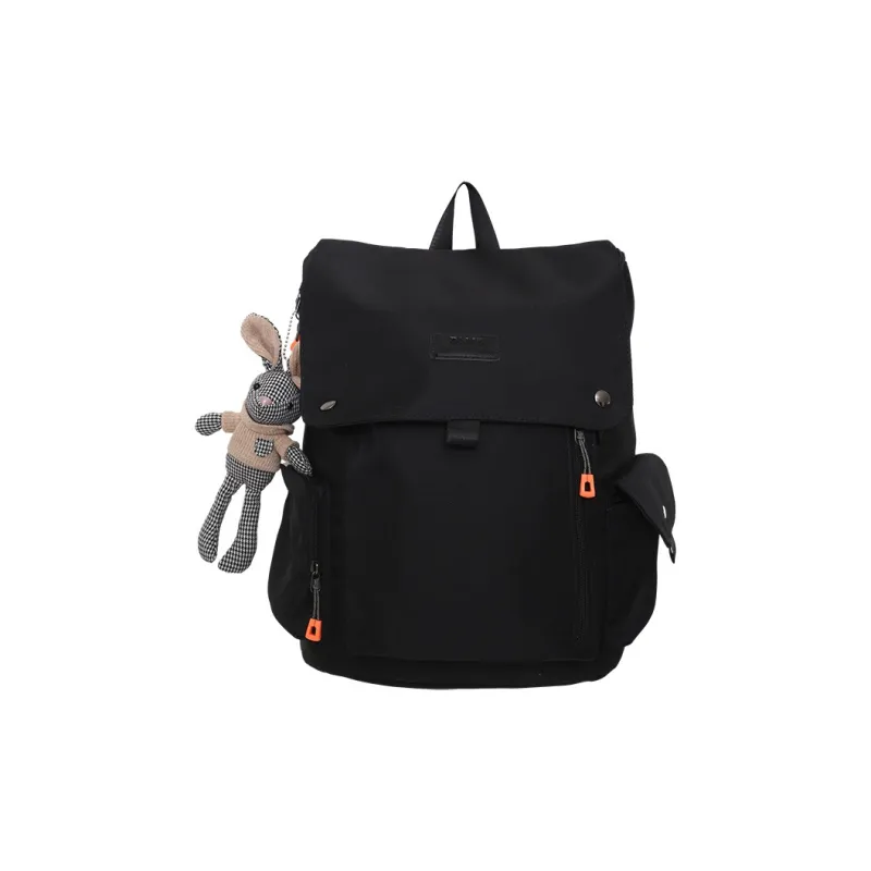 Duoluplo Doron Paul Nylon Backpack Regular Unisex Black/Light Blue/Blue/Green-0