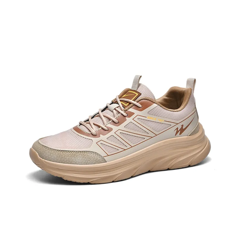 Binary Cushioning Height Increasing Support Lightweight Breathable Slip Resistant Low Top Outdoor Shoes Men's Sand-1