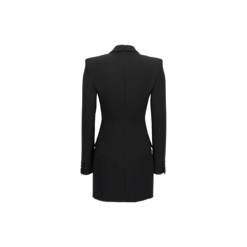 Valentino Long Sleeved Dress Women's Black-1
