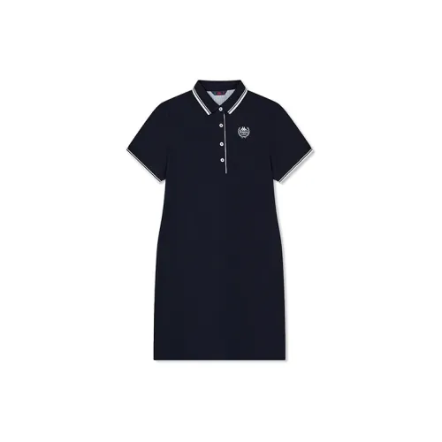 Kappa Short Sleeved Dress Women's Midnight Blue