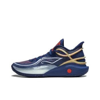 LiNing CJ 3 Anti Slip And Wear Resistant Rebound Low Top LINING BOOM Technology Basketball Shoes Men's Navy