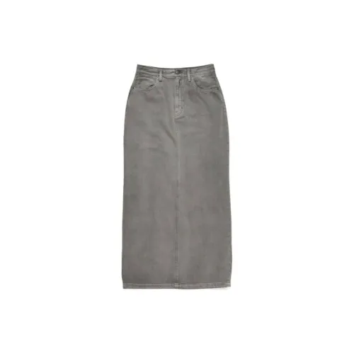 Acne Studios Casual Long Skirts Women's Black Gray