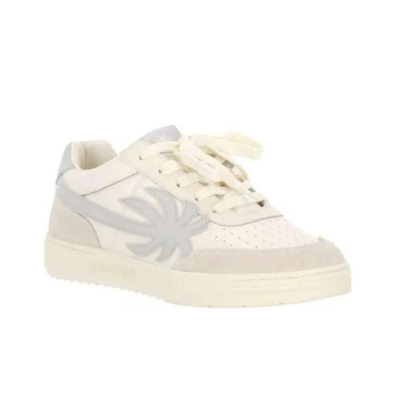 PALM ANGELS Low Top Skateboard Shoes Men's Beige Blue-2