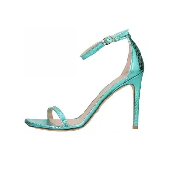 Stuart Weitzman/SW One Strap Sandals 10cm Women's Green