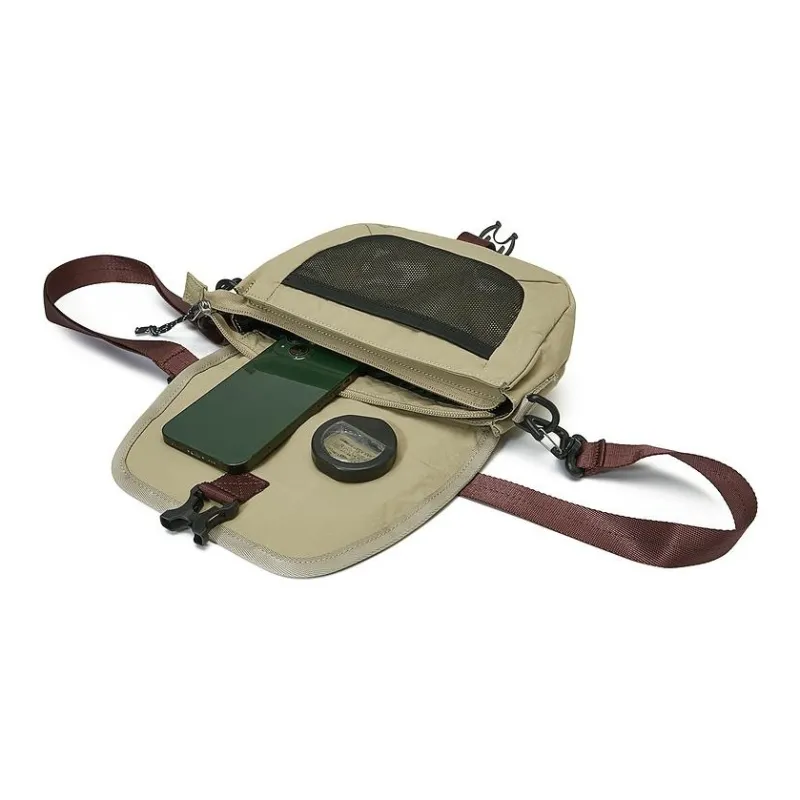 Skechers Nylon One Shoulder Handbag Crossbody Bag Regular Unisex Pepper Beige-3