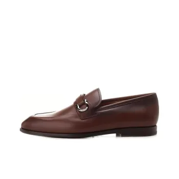 FERRAGAMO Gancini buckle Leather Loafers