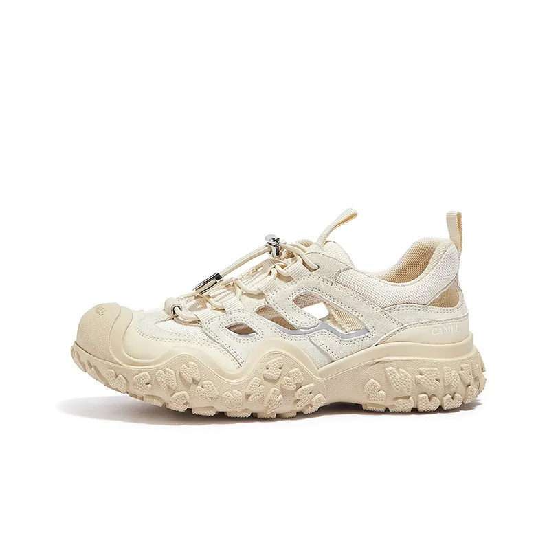 CAMEL Cushioned Slip Resistant Abrasion Resistant Breathable Low Top Outdoor Shoes Women's-0