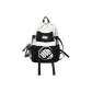 Black & White+Gray Frog Pendant