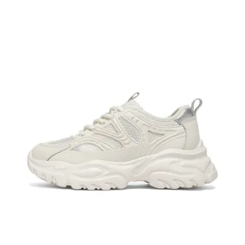 BELLE Low Top Chunky Sneakers Women's Beige