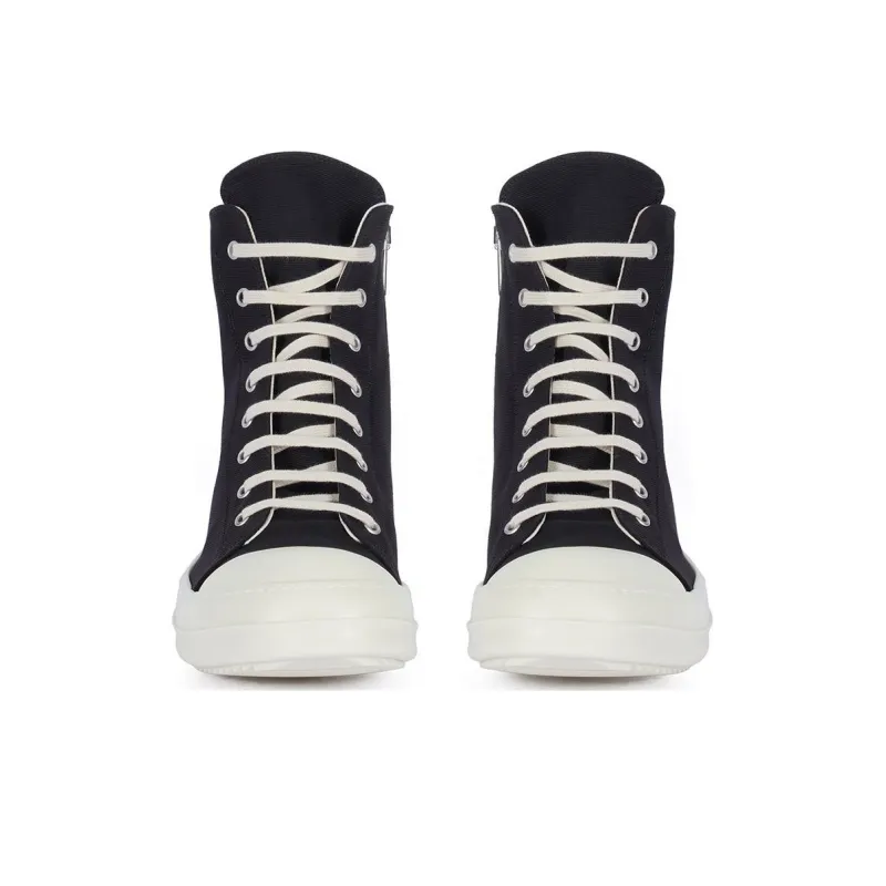 RICK OWENS/RO Lightweight High-Top Skateboard Shoes Men's Black-2