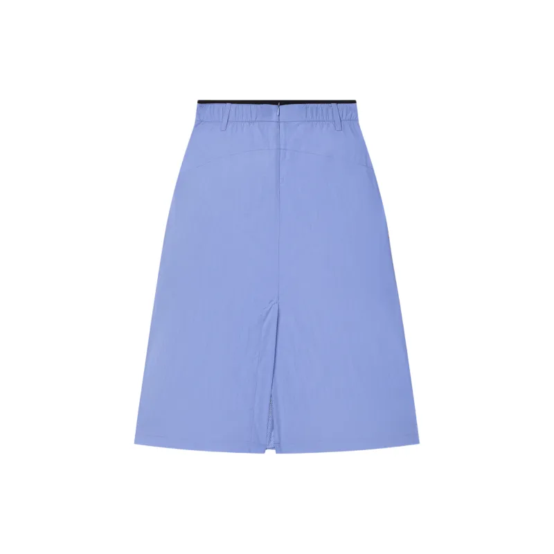 FILA Casual Long Skirts Women's Blue Star Flower Blue-1