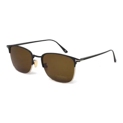 TOM FORD Nickel Alloy Browline Sunglasses Men's Black