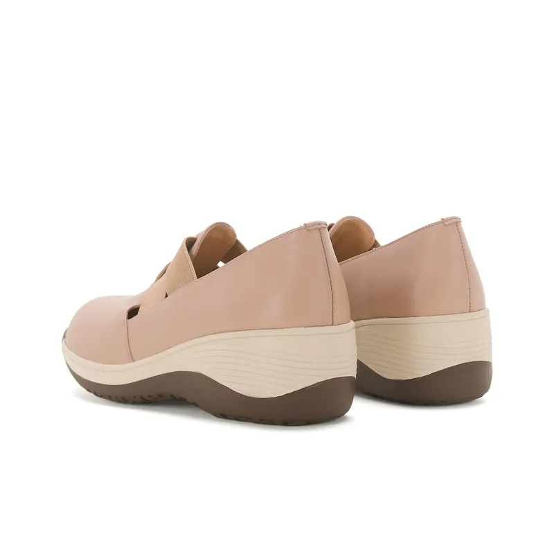 PIERCE GENTRY Loafers Women's Black/Beige/Yellow-17