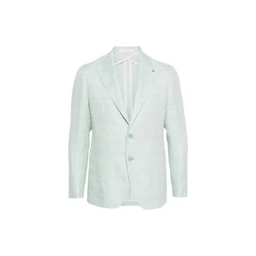 Tagliatore Single-breasted Herringbone Blazer