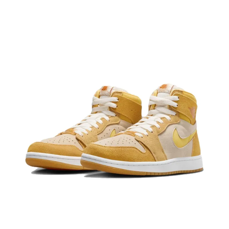 Jordan 1 High Zoom Air CMFT 2 Yellow Ochre Women's-2