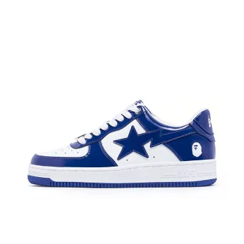 A BATHING APE STA Skateboard Shoes Women's Blue White
