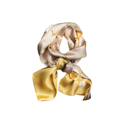 VINEY Silk Scarves Women's