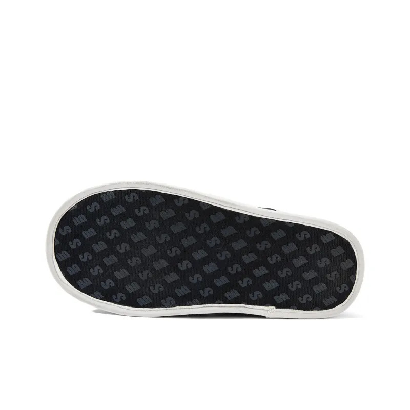 BONELESS Low Top Casual Shoes Unisex Black-3