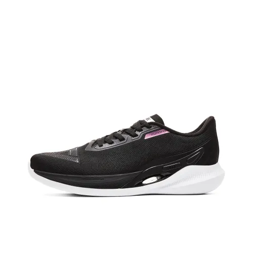 PEAK Running Shoes Men Low-Top Black And White