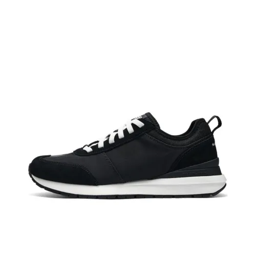 Skechers Quick Dry Low Top Running Shoes Men's Black