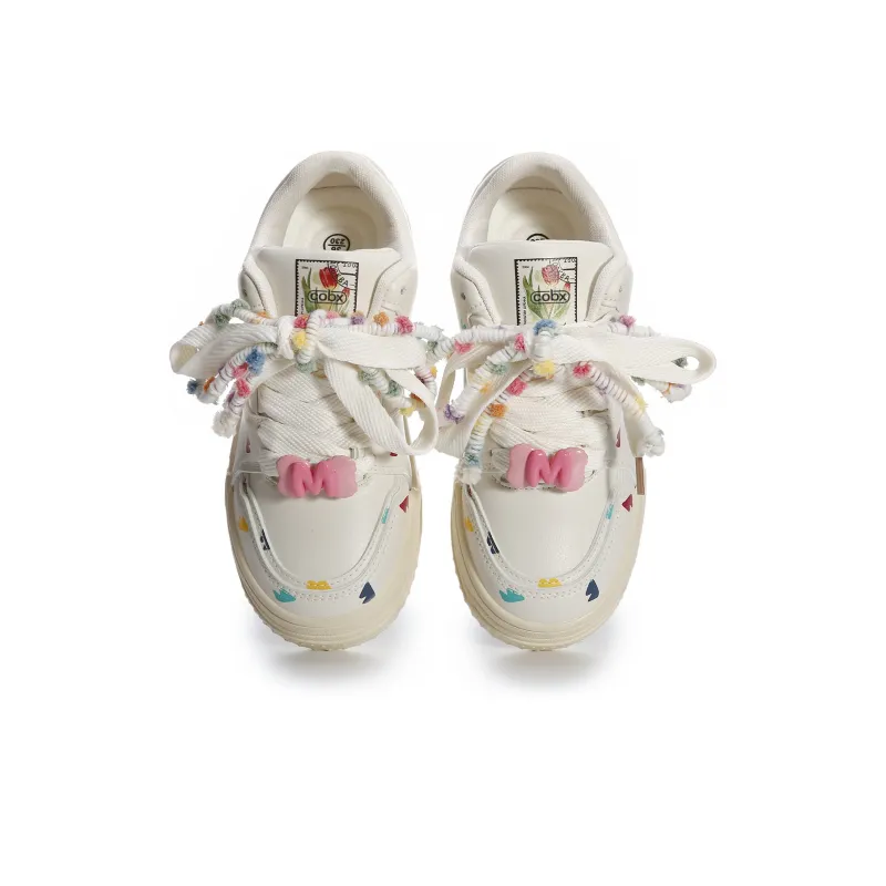 Cob Slip Resistant Water Resistant Lightweight Low Top Skateboard Shoes Women's Beige-2
