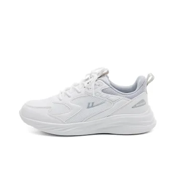 Warrior Breathable And Lightweight Low Top Casual Running Shoes Unisex White Gray