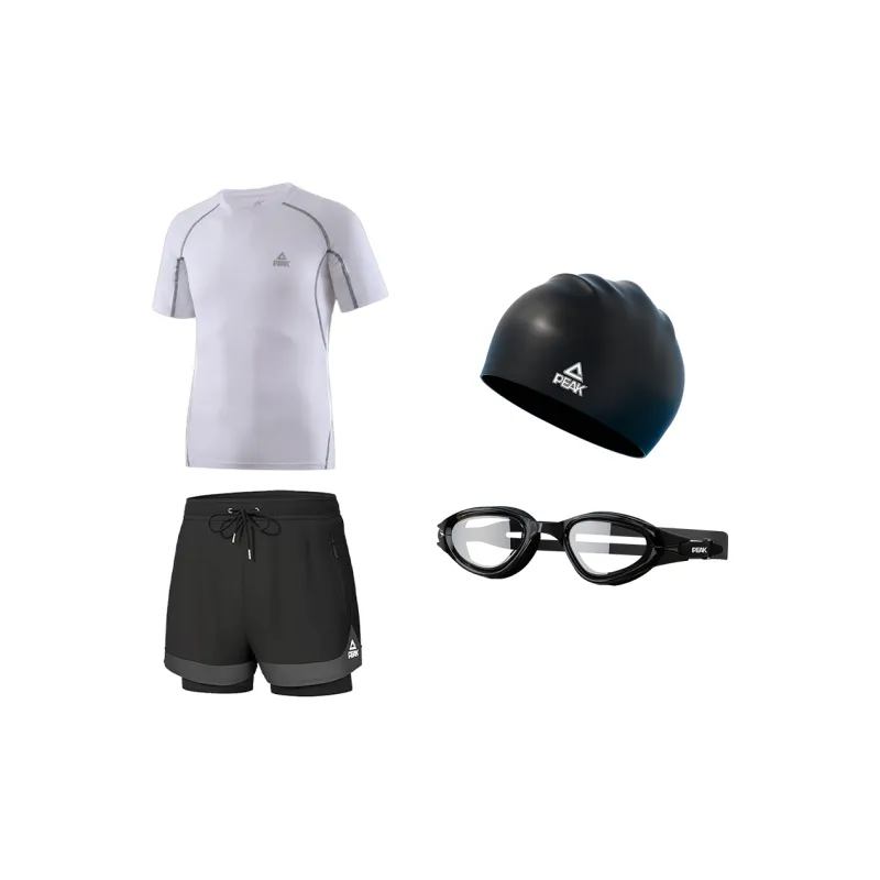 PEAK Swimming Sets Polyester Pool Men's Black-9
