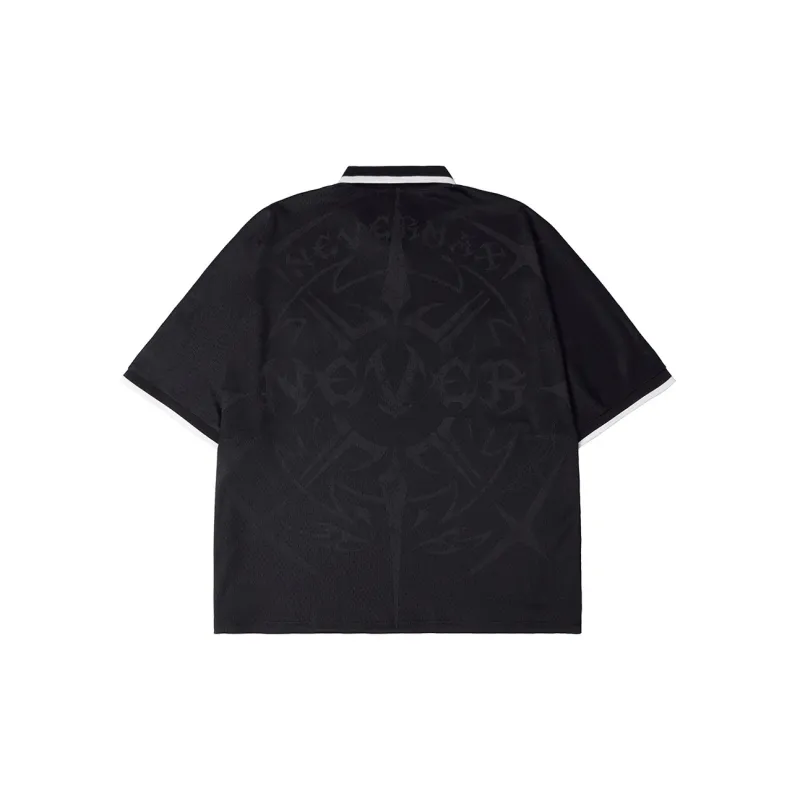 N MAX Polo Shirts Men Black-1