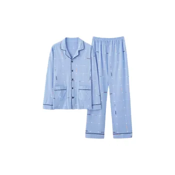 Ordifen Pajama Set Men's Sky Blue