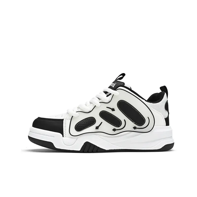 TOMAY Anti-Slip And Wear-Resistant Height Increasing Low-Top Casual Shoes Unisex-6