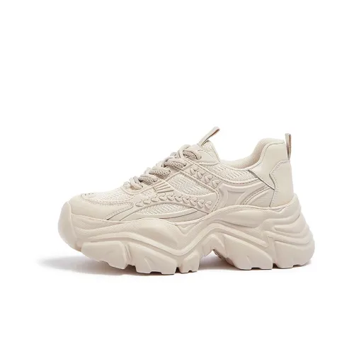 CAMEL Low Top Chunky Sneakers Women's