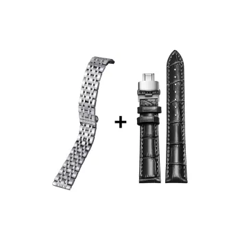 SHIRUI Casio Compatibility Watch Band 20mm/21mm Genuine Leather Material